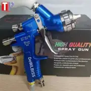 Spray Gun Painting 1.3mm Nozzle Blue with Mixing Cup Water Based Air Spray Gun