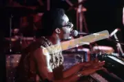 Awesome STEVIE WONDER Newport Jazz in NYC '73 - Pro Pigment Print (8.5"x11")