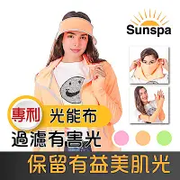 在飛比找Yahoo奇摩購物中心優惠-Sunspa 真 專利光能布 UPF50+ 遮陽防曬 濾光 