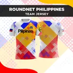 ROUNDNET PHILIPPINES JERSEY 全昇華三維印花T恤夏季棉質短袖T恤YQ4P