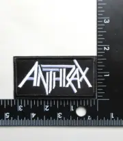 ANTHRAX THRASH METAL BAND MUSIC BATTLE VEST JACKET EMBROIDERED IRON ON PATCH