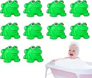 Frogs for Kids,Floating Squeaky Frog | 10x Mini Squeak Floating Miniature for Shower Swimming Bathtub Pool Cake Decoration Garden Landscape