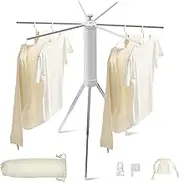 Drying Rack,Drying Rack Laundry,Clothes Rack Drying,Clothing Drying Rack,Tripod Drying Rack Clothing,Tripod Drying Rack,Tripod Clothes Drying Rack,Foldable Adjustable Laundry Drying Rack for Travel