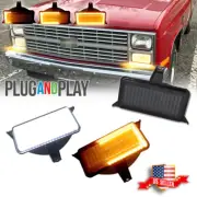 For Chevrolet GMC Pickup Truck Smoke Switchback LED Signal Blinker Corner Lights (for: Chevrolet)
