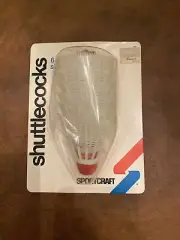 Vintage NEW Sportcraft Badminton Shuttlecock NOS Hong Kong