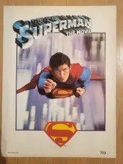 Superman 1978 Original Movie Promotional Programme UK Christopher Reeve