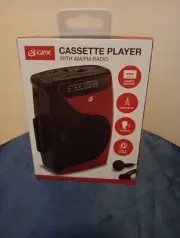 GPX Cassette Player/Recorder w/AM/FM Radio, Headphones & Speaker New in package