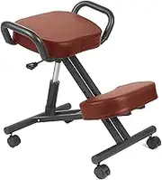 Home Ergonomic Kneeling Chair, Multifunctional Ergonomic Kneeling Posture Chair, Adjustable Angle Stool for Home Office,Red