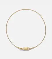 [Marie Lichtenberg] Marie Lichtenberg Love Baby Locket 18kt yellow and white gold pendant necklace with diamond One Size gold