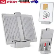 Book Stand notebook Holder For Desk Reading Rest Textbook Display Rack Metal AU