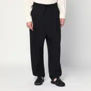 [LEMAIRE] Black drawstring pants in wool blend 46 IT Black
