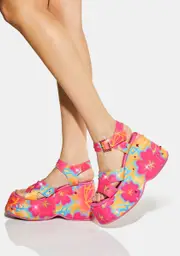 [Club Exx] Island Time Platform Sandals