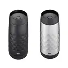 New GEFU Nevio Thermal Mug 400ml Black Silver