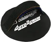 Nanoskin AUTOSCRUB 5 3/4" Hand Strap Applicator – Clay Bar Alternative for Removing Contaminants from Paint, Glass, Plastic, and Metal | Compatible with 6" Pads | Easy Pre-Wax & Coating Prep