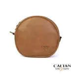 【CALTAN DESIGN】真皮/圓形大容量斜背包 234030 兩色