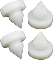 PurYupearl 4 Pcs White Clutch Pedal Stop Pad Clutch Pedal Stop Pad 46505-SA5-000 46505SA5000 for Acura-Civic Brake Pedal Limit Block Brake Limiter Pad Pedals and Pedal Accessories