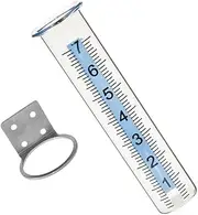 Kisangel 1 Set of Outdoor Rain Gauge Yard Rain Gauge with Mounting Rack Rain Measuring Tool