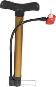 GALPADA Portable Bike Tire Pump Lightweight Foot Inflator with Slip Pedal Fast Inflation for Home Outdoor Use Compatible with Various Nozzles for Daily Cycling