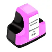 HP Compatible 02 Light Magenta High-Capacity Remanufactured Inkjet Cartridge
