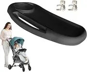 Stroller Tray - Adjustable Snack Organizer with Cup Holder | Portable Pram Attachment, Reusable Pushchair Accessories for Outdoor
