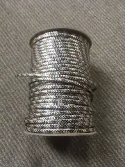 Braided Cord On A Roll. Gold Silver and Bronze. 1/4" Wide. 155 Yards.