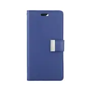 Goospery Rich Diary case for iPhone 15 Pro Max - Navy