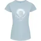 Lone Wolf In the Moonlight Womens Petite Cut T-Shirt