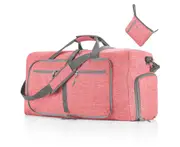 Travel Duffle Bag for Men Foldable Travel Duffel Bag - Pink