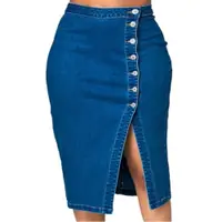 在飛比找ETMall東森購物網優惠-Ladies Denim Skirts Women Dres