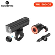 ROCKBROS LED Bike Light Set Bicycle Headlight Tail Light Set USB-C Rechargeable