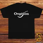 全新 OVATION 他公司標誌 黑色運動 灰色白色海軍藍紅色 T 恤 S5XL