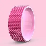 3D Massage Point Yoga Training Wheel (Pink)
