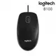 Logitech 羅技 B100 USB 有線 光學 滑鼠