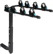 [Elora] 4 Bicycle Carrier Hitch Bike Rack Foldable Mount Vehicle Towbar Car Rear