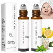 Teeth Relief Roller Essential Oil , Teething Roller Natural Pain Relief Roller, Fragrance Oil 2pcs