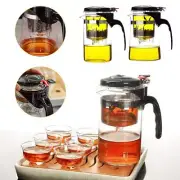 Clear Glass Teapot Tea Leaf Herbal Tea Pot Safe Clear Glass Jug 500/750/10 Hot