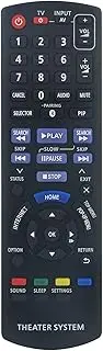 PERFASCIN N2QAYB000970 Replacement Remote Control Fit for Panasonic Blu-ray Home Theatre SA-BTT405 SA-BTT405GN SA-BTT785 SA-BTT785GN SC-BTT405 SC-BTT405GN SC-BTT785 SC-BTT785GN SABTT405 SABTT405GN
