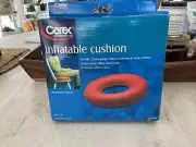 Carex Inflatable Doughnut Cushion - Tailbone Pain, Hemorrhoids, Sciatica - New