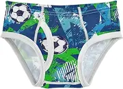 [Joisal] Grunge Football Black Splash Ink Underpants for Boys Tag Free Comfort Toddler Boys Underwear 2t-3t, Abstract Football Sport Game, 3 Years