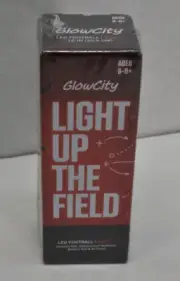 GlowCity Light Up LED Football Size 6 Glow in the Dark Night Football 10"