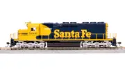 Broadway 9030 HO Scale ATSF EMD SD40 Blue/Yellow Warbonnet No-Sound #5006