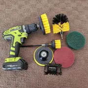 | 7 Pcs Drill Brush Set | Grout Cleaning Brush | Carpet Brush | Tyre Brush | Car