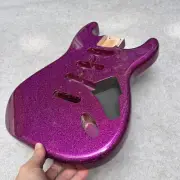 Guitar Body Stratocaster SSS alder wood glisten purple 4.66 LBS
