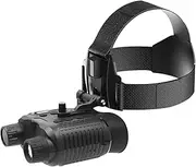 1080P Goggles 8X Digital Zoom Infrared Hands Free Head Mounted Binoculars with 300-400M Range