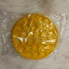 Push Pop Sensory Fidget Stress Relief Bubble Toy Round Yellow New