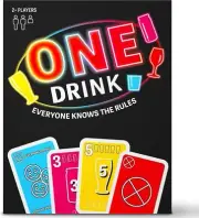 One Drink - Adult Drinking Game For Parties - Slightly Competitive Card Game For