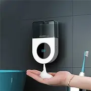 Acofuns Wall-Mounted LED Displayed Battery Automatic Soap Dispenser Contact-Free 3 Bubble Modes Adjustable Hand Sanitizer