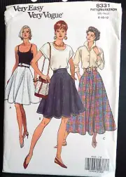 Vogue Patterns 8331 Very Easy Very Vogue size 8-10-12 uncut
