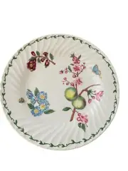 Cake Plate 10.5" with Server 9.5" Porcelain Floral Design NIB