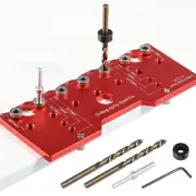 Shelf Pin Jig 1/4Inch Shelf Pin Drilling Guide Cabinet Mounting Template Jig ♕